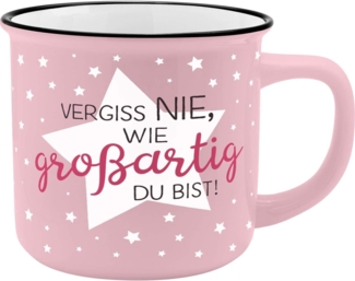 Sheepworld Becher, Vergiss nie, wie groartig Du bist!, 8,4 x 9 x 11 cm