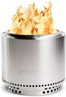 Solo Stove 'Bonfire' Feuerschale, mit Standfuß, raucharm, Tragbar, Edelstahl Silber, Ø 49,5x44,5 cm