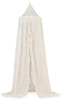 Jollein Vintage Baldachin Ruffle Ivory Weiß off white
