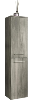 Xonox 'York' Hängeschrank, Holz rauchsilber, 2, 136 x 31 x 30 cm