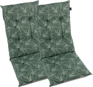 Gartenstuhlauflagen Hochlehner Niederlehner I Extra 8cm Dicke Sitzauflagen I Made in Europe I Stuhlauflage für Gartenstuhl I Polster für Gartenmöbel I hoher Komfort