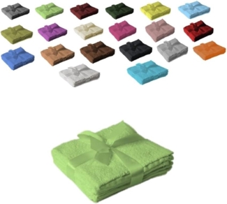 Seiftuch 4er Set 30 x 30 cm Apfelgrün