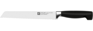Zwilling Twin Four Star ll Brotmesser, 20cm schwarz (30076-201-0)