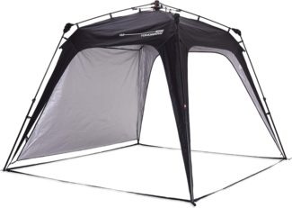 Lumaland 'Where Tomorrow' Pavillon, Polyester, 250 x 250 x 190 cm, Schwarz