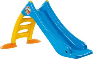 Dohany 2in1 Kinderrutsche Wasserrutsche freistehend Rutschbahn Rutschlänge 120 cm (blau/gelb)