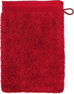 möve Superwuschel Waschhandschuh 20x15 cm aus 100% Baumwolle, ruby