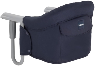 Inglesina AY90G5MAR Tischsitz passend für fast alle Tische Ihr Kind kann mit Ihnen ganz normal am Tisch sitzen, Blau (Marine)