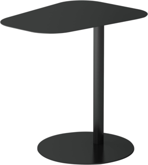 en. casa 'Nastätten' Beistelltisch, Metallgestell, Schwarz, 50 x 50 x 38 cm