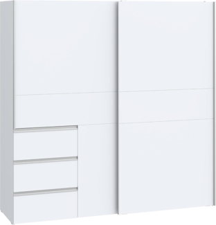 Forte 'Winn' Kleiderschrank, weiß, 200 cm