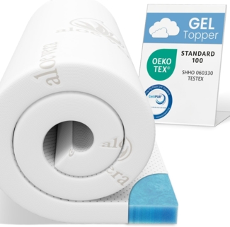 ELONEO Gel Topper Matratzenauflage 180 x 200 x 5 cm