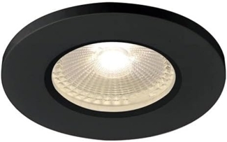 SLV No. 1001015 KAMUELA ECO LED Fire-rated Deckeneinbauleuchte schwarz 3000K 38° IP65
