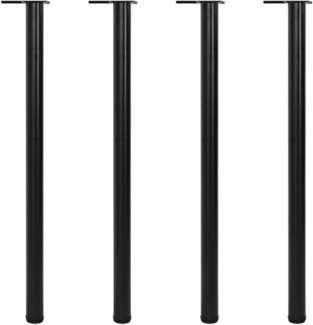 4 höhenverstellbare Tischbeine Schwarz 1100 mm 242141