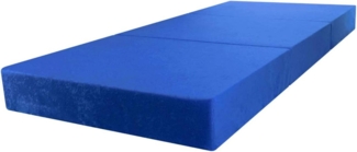 Stillerbursch Klappmatratze 80x195 cm Blau