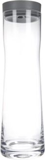 Blomus Wasserkaraffe SPLASH, Karaffe, Edelstahl poliert, Glas klar, Silikon, Sharkskin, 1 L, 63787