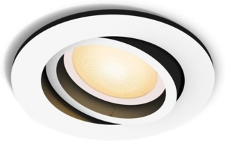 Philips Hue White Amb. Milliskin Einbausp rund Erw. weiß 350lm