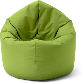 Lumaland Indoor / Outdoor Sitzsack, 2-in-1-Sitzsack, Polyester, 120 x 80 x 75 cm, 300 Liter, Grün