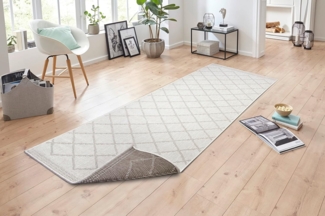 In- & Outdoor Wendeteppich Corsica Beige Creme - 80 x 250 x 0,5 cm