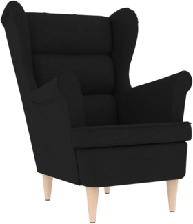 vidaXL Sessel Schwarz 74x84x100 cm Stoff 4016897