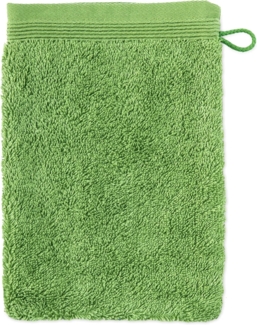 möve Superwuschel Waschhandschuh 20x15 cm aus 100% Baumwolle, peridot