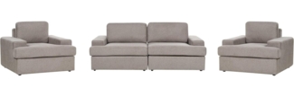 Sofa Set taupe 5-Sitzer ALLA