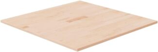 vidaXL Tischplatte Quadratisch 70x70x1,5 cm Eichenholz Unbehandelt 342917