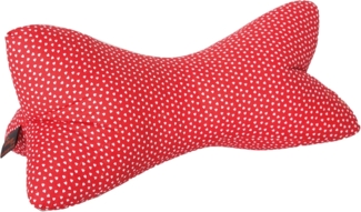Dr. Berger Living Nackenkissen Original Dr. Berger Leseknochen 40 x 18 cm Miniherz Rot