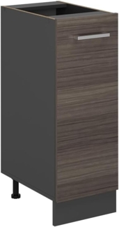 Vicco Apothekerschrank R-Line, Edelgrau, 30 cm ohne Arbeitsplatte