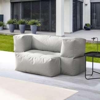 HOME DELUXE 'HEAVEN' Outdoor Sitzsack, Polyester beige, 76 x 152 x 100 cm