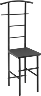 Herrendiener Stuhl Anaheim 107x45x45 cm Dunkelgra en. casa
