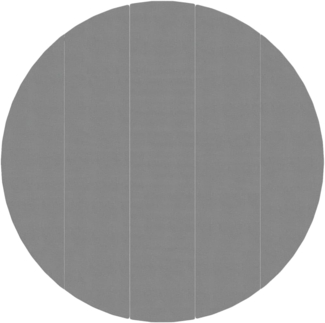 vidaXL Pool-Bodentuch, Hellgrau, 400 gr/m² Polyester, Ø 550 cm