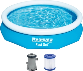 Bestway Schwimmbecken Fast Set Rund 305x66 cm Blau 441117