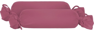 biberna Feinjersey-Kopfkissenbezug 0077144, brombeer, 2x 15x40cm