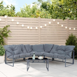 Loungeset Karg Dunkelgrau [casa. pro]
