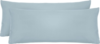 biberna Feinjersey-Kopfkissenbezug 0077144, bläulich, 2x 40x60cm