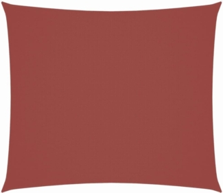 vidaXL Sonnensegel Oxford-Gewebe Rechteckig 2x2,5 m Terrakotta-Rot