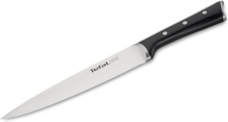 Tefal 'K23207 Ice Force' Fleisch und Schinkenmesser, Edelstahl schwarz, 20 cm