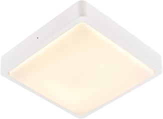 SLV No. 1003449 AINOS SQUARE Outdoor LED Wand- und Deckenaufbauleuchte weiß CCT switch 3000/4000K