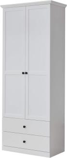 Garderobenschrank Baxter in weiß 81 cm