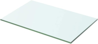 vidaXL Glasboden Glasscheibe Glasplatte für Glasregal Transparent 50x25 cm