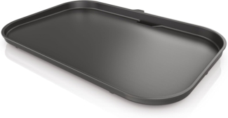 Ninja 'Woodfire XL' flache Grillplatte antihaftbeschichtet, kompatibel mit Ninja Woodfire XL BBQ Grill, Aluminium Schwarz, 45 x 31 cm