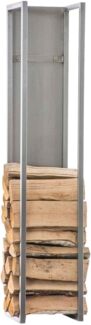CLP Kaminholzständer Spark,edelstahl 80 cm