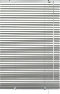 GARDINIA Alu-Jalousie, Sicht, 25 mm, Silber, 175x100 cm