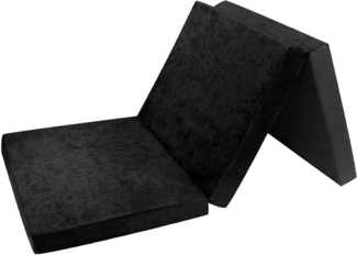 Klappmatratze Gästematratze XML - 195 x 60 x 9 cm W389_XM FORTISLINE (Schwarz)