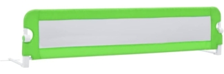 Kleinkind-Bettschutzgitter Grün 180x42 cm Polyester