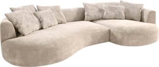 Sofa Edina 330x170 cm Cord Beige