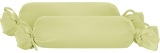 biberna Feinjersey-Kopfkissenbezug 0077144, pistaziengrün, 2x 15x40cm
