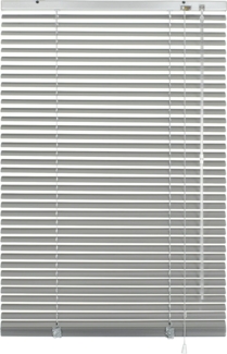 GARDINIA Alu-Jalousie, Sicht, 25 mm, Silber, 130x60 cm