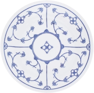 KAHLA Frühstücksteller Blau Saks 19 cm, (1 St), von Hand dekoriert
