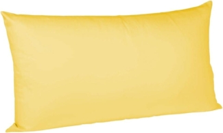 Fleuresse Mako-Satin-Kissenbezug uni colours Farbe gelb 2006 40/80
