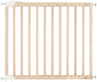 Badabulle Deco Pop Türschutzgitter/Treppengitter naturfarben, Schraub- oder Druckbefestigung (63,5-106 cm)